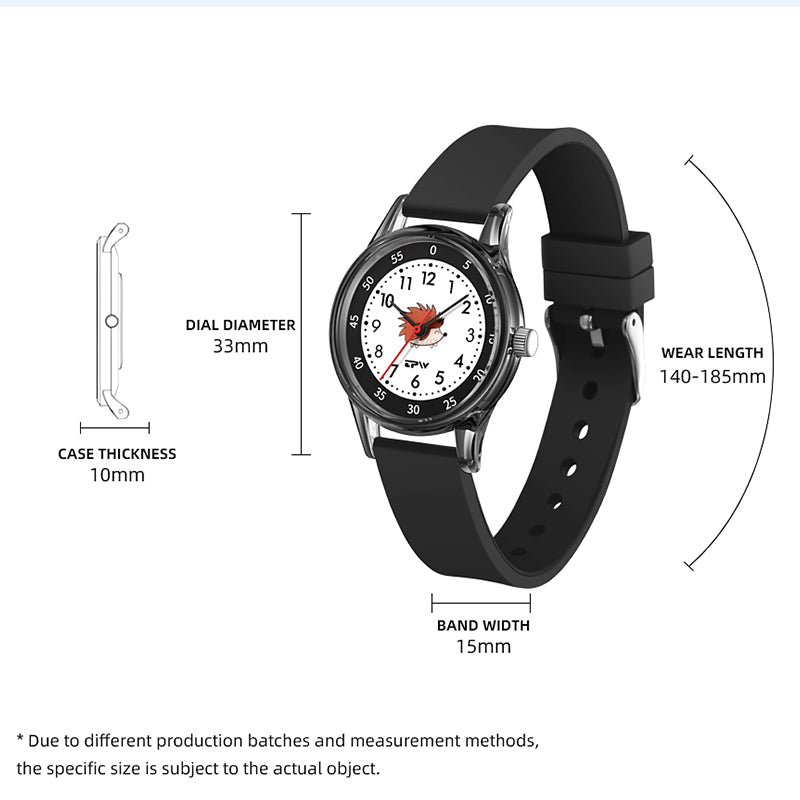 AARON K7023 Astronaut Star Animal Cartoon Design Children Student Silicone Wrist Quartz Watch