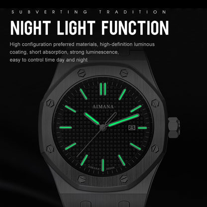 Luxury men's stainless steel watches new waterproof luminous luxury watches K108