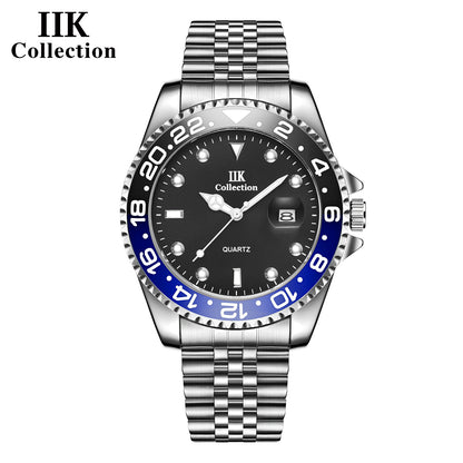 Luxury watches wholesale cross-border foreign trade quartz watch calendar waterproof steel band men's watch GB861C
