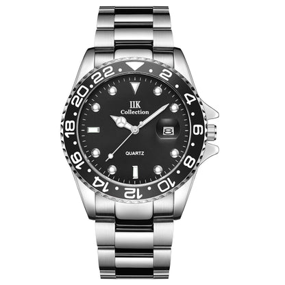 Luxury watches wholesale cross-border foreign trade quartz watch calendar waterproof steel band men's watch GB861C