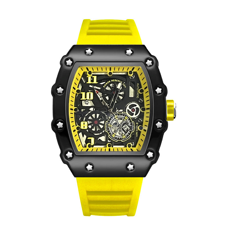 Casual fashion trend fully automatic quartz hollow luminous waterproof Darth Vader 1705 men's watch