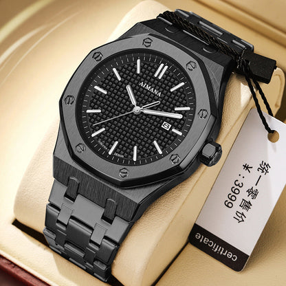 Luxury men's stainless steel watches new waterproof luminous luxury watches K108