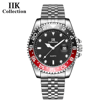 Luxury watches wholesale cross-border foreign trade quartz watch calendar waterproof steel band men's watch GB861C