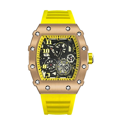 Casual fashion trend fully automatic quartz hollow luminous waterproof Darth Vader 1705 men's watch