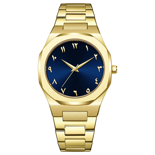 AARON K5024 Hot Men Black Arabic Number Dial Analog Wrist Watch Wholesale Montre Arabe