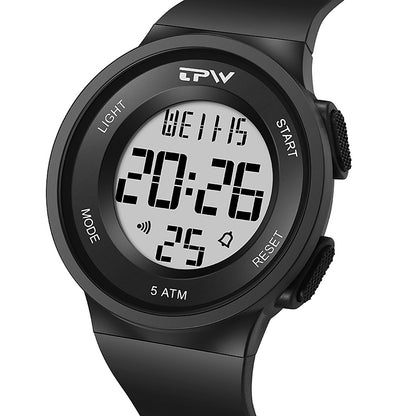 POVATI K9045  High Quality Wrist Watch for Men Women Waterproof Digital Stopwatch