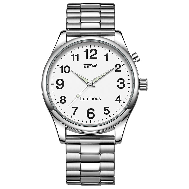 POVATI K5136 New Trendy Very Night LED Luminous Fashion Men Wristwatch With Button