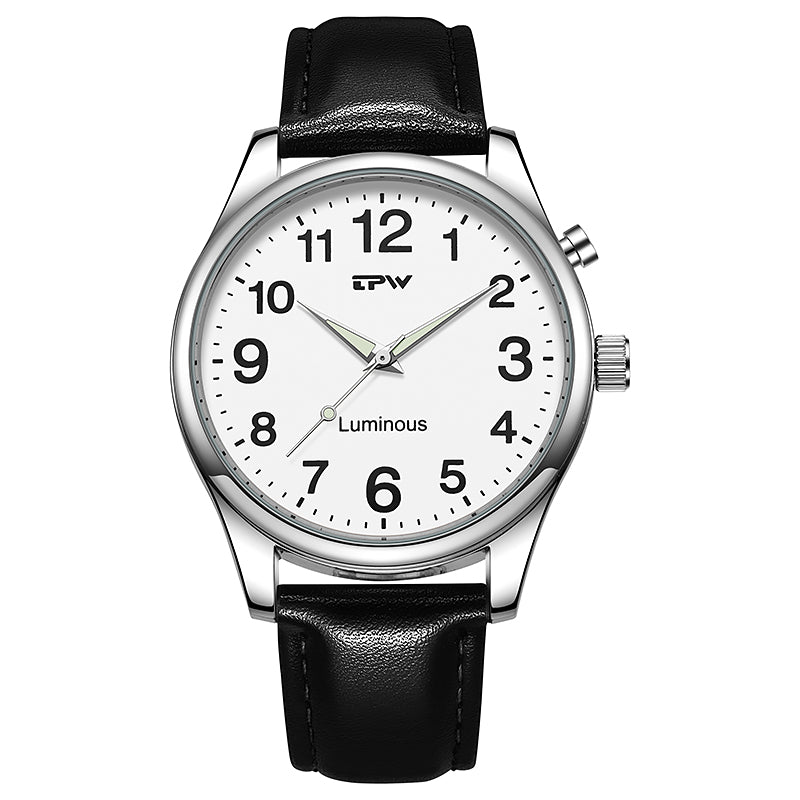 POVATI K5136 New Trendy Very Night LED Luminous Fashion Men Wristwatch With Button