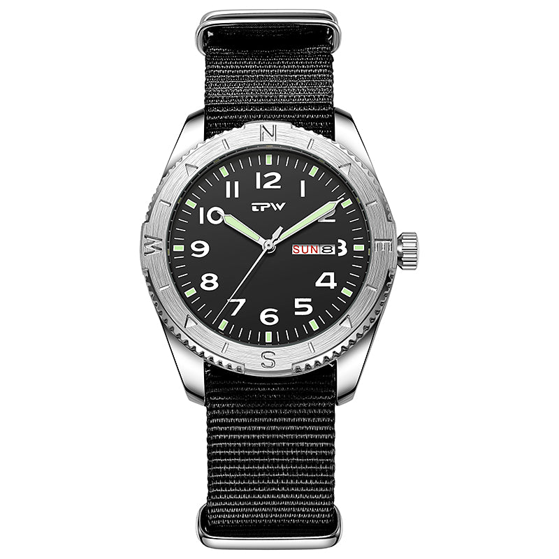 POVATI K7104 New Field Watch For Men And Women Luminous Dial 3ATM Waterproof