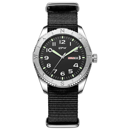 POVATI K7104 New Field Watch For Men And Women Luminous Dial 3ATM Waterproof