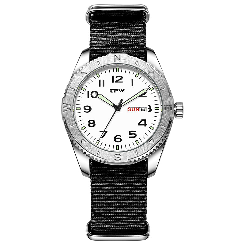 POVATI K7104 New Field Watch For Men And Women Luminous Dial 3ATM Waterproof