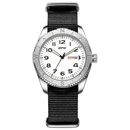 POVATI K7104 New Field Watch For Men And Women Luminous Dial 3ATM Waterproof