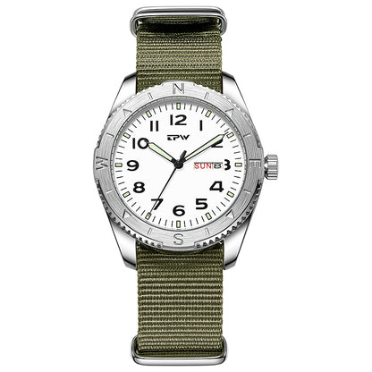 POVATI K7104 New Field Watch For Men And Women Luminous Dial 3ATM Waterproof