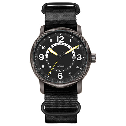 POVATI K7106 Casual Sports Nylon Watch For Men Luminous Dial 3ATM Waterproof