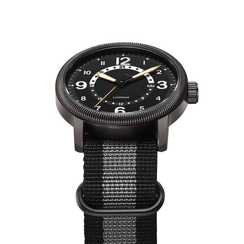 POVATI K7106 Casual Sports Nylon Watch For Men Luminous Dial 3ATM Waterproof